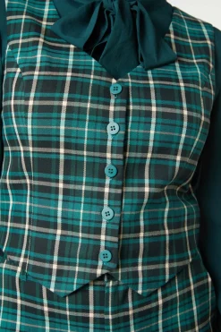 Amber Check Vest