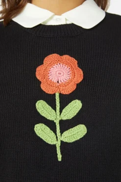 Belle Emb Knit Vest