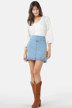 Cami Emb Skirt
