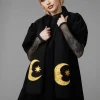 Celestial Applique Knit Scarf