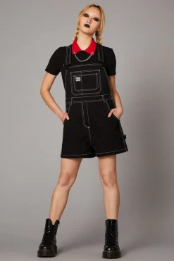 Contrast Stitch Overall