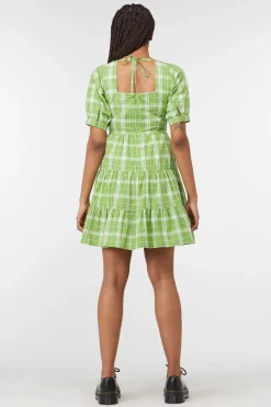 Dazed Tartan Ruffle Dress