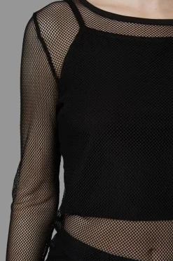 Dead Inside Mesh Top