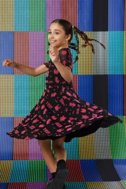 Game Over Kids Mesh Dress