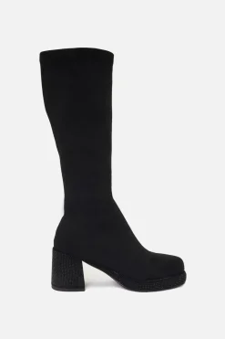 Glitter Sole Knee Boot