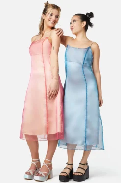 Holographic Sheer Dress