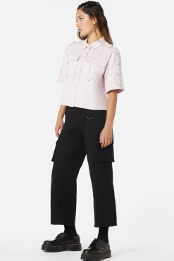Jagger O-Ring Crop Blouse