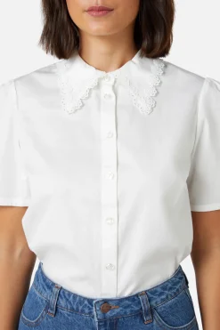 Lacey Flower Blouse
