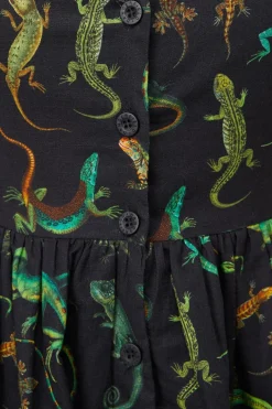 Lizard Fam Cotton Dress