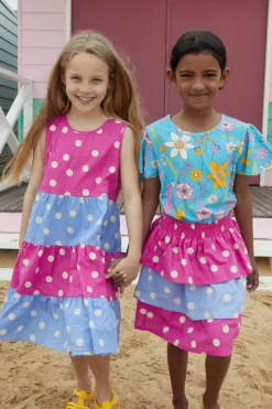 Lucy Spot Kids Tiered Dress