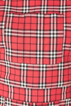 Nah Tartan Bib Playsuit