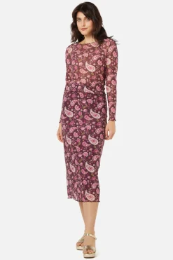 Paisley Mesh Top