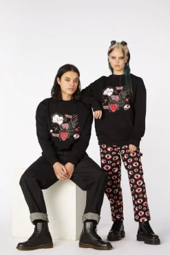 Print Goth Sweater