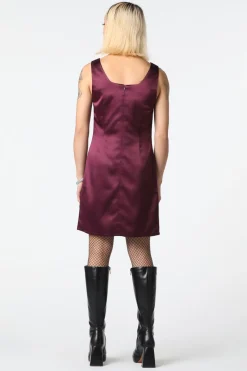 Satin Mini Dress