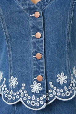 Suzie Scallop Vest