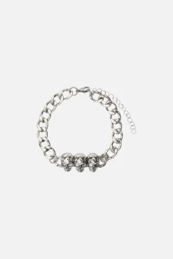 Triple Skull Bracelet