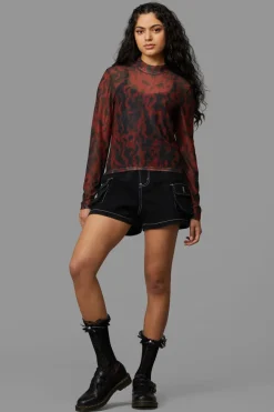 Up In Flames Top